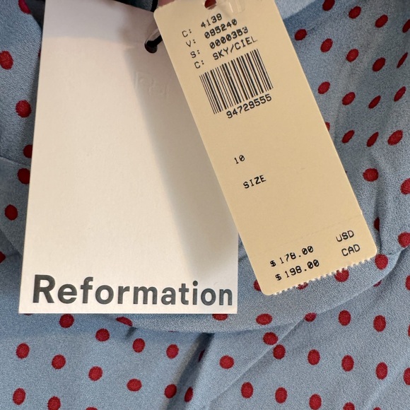 REFORMATION Tancy Midi Dress - Women’s Size 10 - New With Tags - Picture 6 of 9